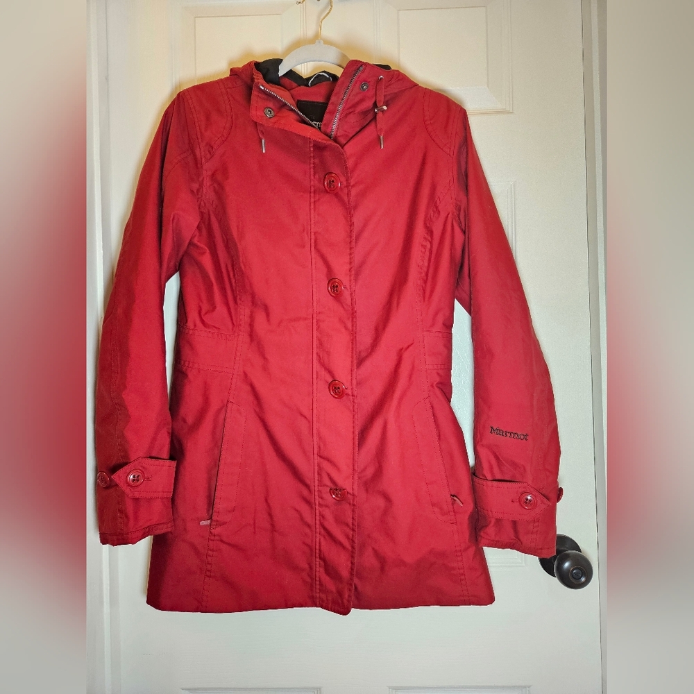 Marmot Women's Red Hooded Jacket